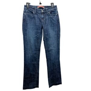 GAP Curvy Straight Dark Wash Denim Jeans Women's Size 2/26 Sexy Bootcut